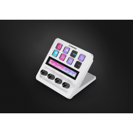 Elgato Stream Deck + White - 8-Key 4-Dial LCD Controller [10GBD9911] 